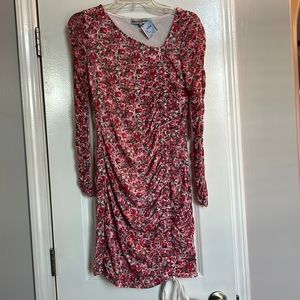 NWT - Red and Olive green dress, size Medium, very fitted with some stretch